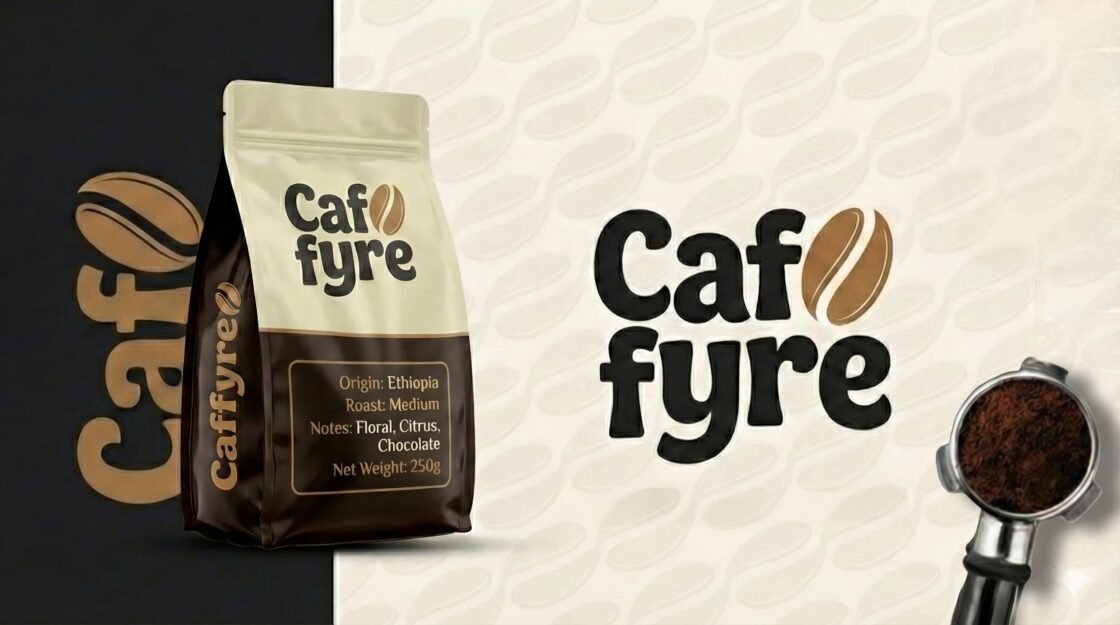 Caffyre Brand identity