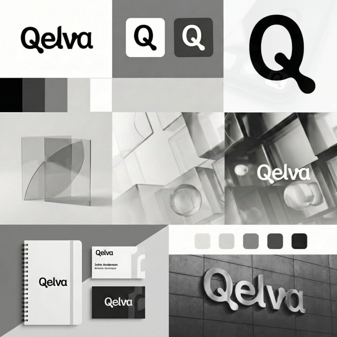 Qelva Brand identity